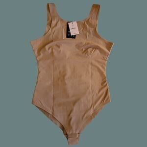Pinsy High Neck Hourglass Shapewear Cheeky Bodysuit NWT, Size XL